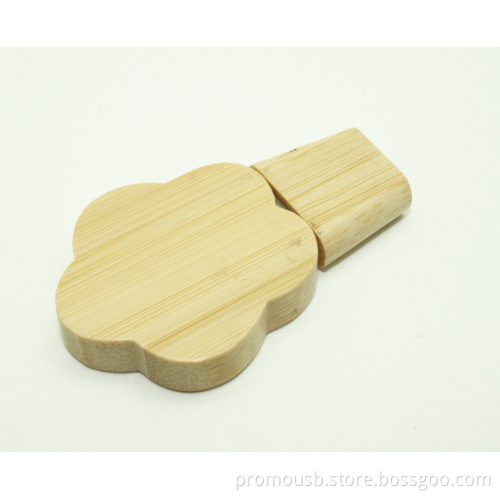 Custom Usb Drives Flower wood 8GB Promotional pendrive